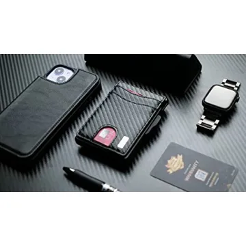 Slim Bifold Leather Wallet with Money Clip & RFID