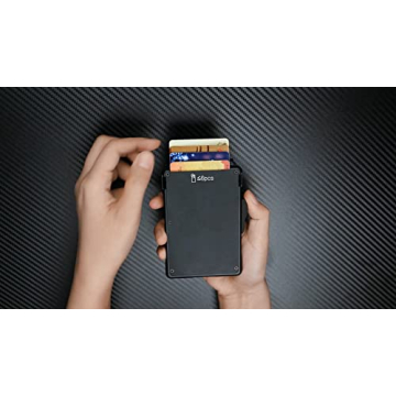 Slim Bifold Leather Wallet with Money Clip & RFID