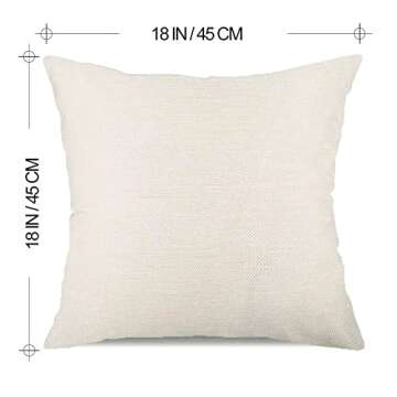 KACOPOL Christmas Decorations Pillow Covers 18×18 Set of 4 Snowflake Santa Snowman Deer Bird Candy Cane Xmas Rustic Winter Holiday Throw Pillows Christmas Decor Cushion Cases K031 (18"x18", Gray)