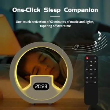 GDbow White Noise Machine with Remote Control 8 Colors Night Lights White Noise Sound Machine with 20 High Fidelity Soothing Sounds Timer Feature Sound Machine for Adults (White-100) (6.290 inch)