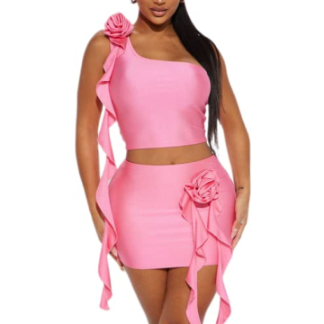 Sexy Y2K Ruffles Fairy Two Pieces Skirts Sets - Trendy & Comfortable