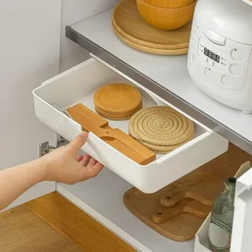 Poeland Under Desk Drawer Organizer for Effortless Clutter-Free Space