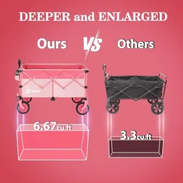 Sekey 220L Collapsible Wagon - Heavy Duty & Foldable