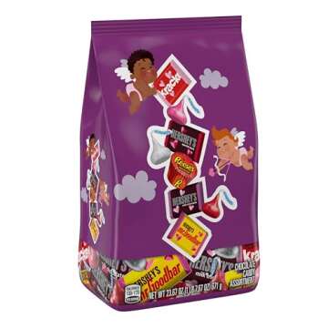 HERSHEY'S and REESE'S Assorted Chocolate, Valentine's Day Candy Variety Bag, 23.67 oz