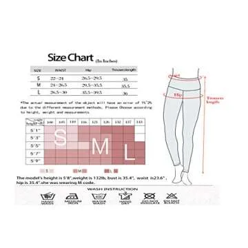 Redqenting High Waisted Seamless Leggings for Women