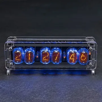 NixieStar Nixie Tube Clock with IN-12 Tubes & Visual Effects