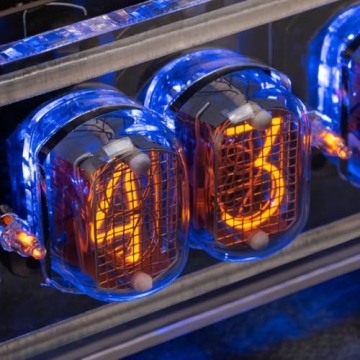 NixieStar Nixie Tube Clock with IN-12 Tubes & Visual Effects