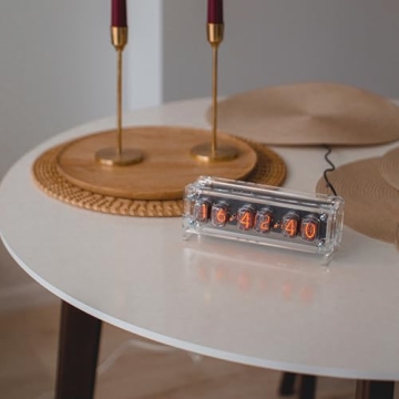 NixieStar Nixie Tube Clock with IN-12 Tubes & Visual Effects