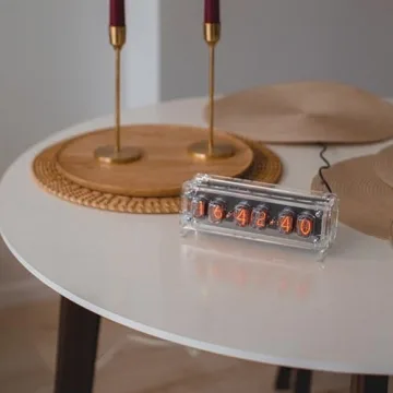 NixieStar Nixie Tube Clock with IN-12 Tubes & Visual Effects