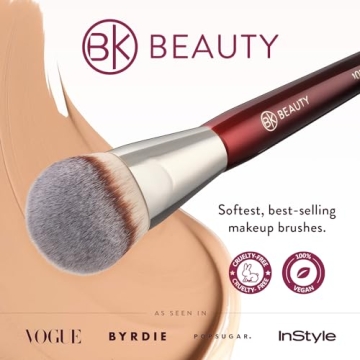 BK Beauty 101 Contoured Foundation Brush Flawless Makeup