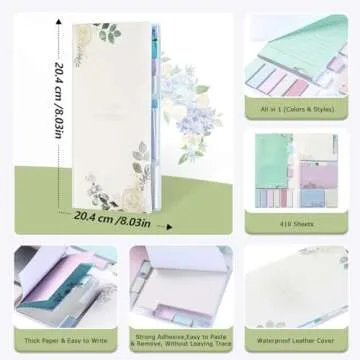 Sticky Notes Set Sticky Notes Tabs Divider Sticky Notes Planner Sticky Notes Sticky Note Dividers Tabs Book Notes Office Supplies Back to School Supplies