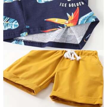 Frogwill Boys Summer Outfit Set - California Tee & Shorts