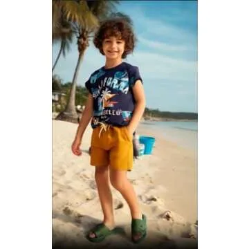 Frogwill Boys Summer Outfit Set - California Tee & Shorts
