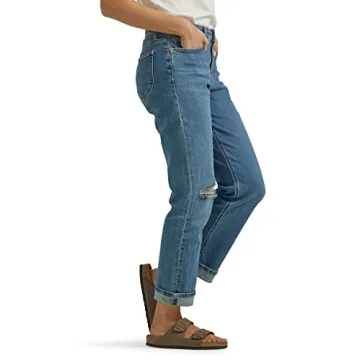 Lee Women's Mid Rise Boyfriend Jean for Everyday Style