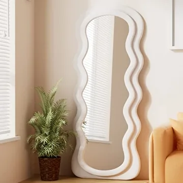 OGCAU Full Length Wavy Mirror – Elegant and Sturdy Design