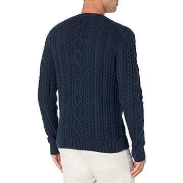 Stylish Cotton Crewneck Sweater for Men - Affordable Comfort