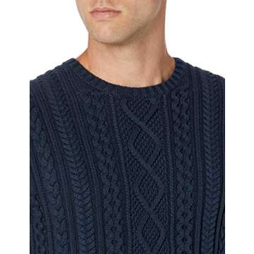 Stylish Cotton Crewneck Sweater for Men - Affordable Comfort