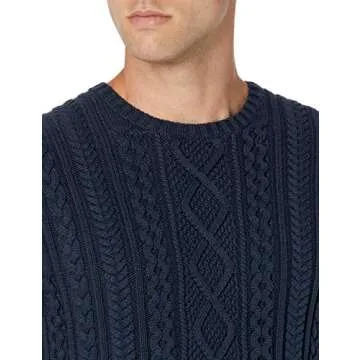 Stylish Cotton Crewneck Sweater for Men - Affordable Comfort