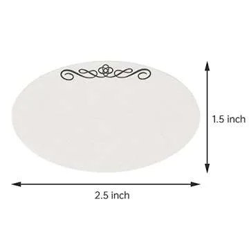 L LIKED 240 Stickers Dissolvable Food Labels for Containers 1 1/2" x 2 1/2" Canning Labels for Jars (Roll of 120) (2 Rolls)
