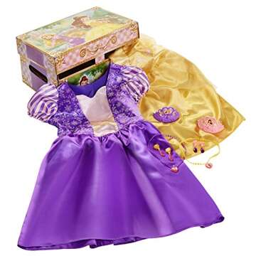 Disney Princess Belle & Rapunzel Dress Up Trunk for Creative Play