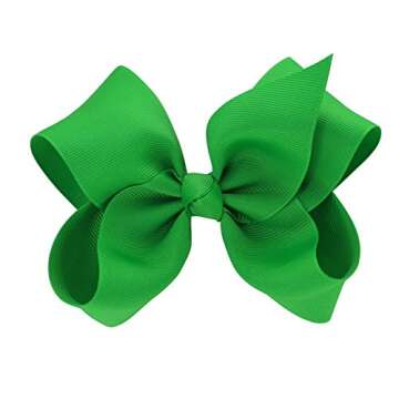 QingHan 20pcs 5 Inch Hair Bows For Girls - Stylish Accessories