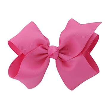 QingHan 20pcs 5 Inch Hair Bows For Girls - Stylish Accessories