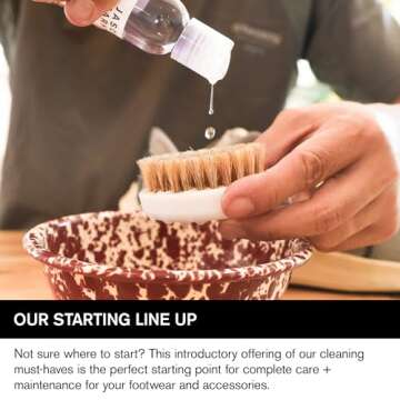 Jason Markk Starter Box - Comprehensive 5-Piece Shoe Cleaning Kit for Footwear Care