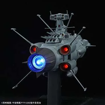 Bandai Hobby Space Battleship Yamato Andromeda Star Blazers 2202" Model Kit (1/1000 Scale)
