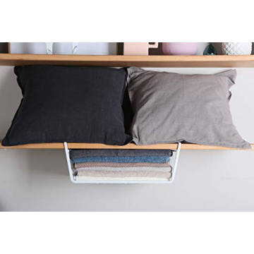 HOMOKUS Under Shelf Baskets - Easy to Install Storage