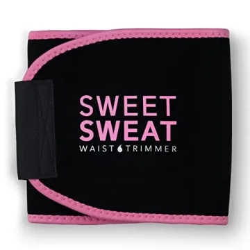 Sports Research Sweet Sweat Coconut Stick + Sweet Sweat Pink Waist Trimmer (Medium)