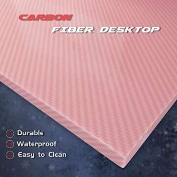 Homall Pink L Shaped Gaming Desk Computer Corner PC Desk Table with Large Monitor Stand for Home Office Studying Writing Workstation, Gift for Girls and Women (Pink, 51 Inch)