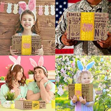 EASTER CANDY CARE PACKAGE EASTER GIFT BOX - Filled With Cookies, Chocolate Bars, Marshmallow Peeps, Foil Egg Candies, Sweet Snacks, + More! PERFECT For Girls Boys Kids College Students Adults