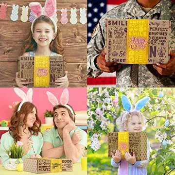 EASTER CANDY CARE PACKAGE EASTER GIFT BOX - Filled With Cookies, Chocolate Bars, Marshmallow Peeps, Foil Egg Candies, Sweet Snacks, + More! PERFECT For Girls Boys Kids College Students Adults