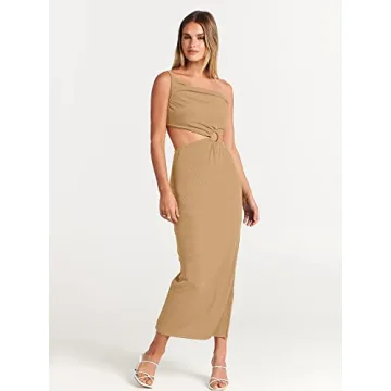 ANRABESS Sexy Cutout Maxi Dress Summer Evening Wear