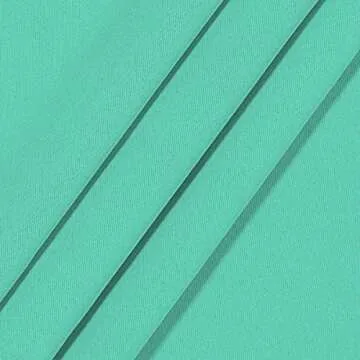 ECLIPSE Room Darkening Curtains for Bedroom - Darrell 37" x 63" Thermal Insulated Single Panel Rod Pocket Light Blocking Curtains for Living Room, Mint (16205037063MNT)