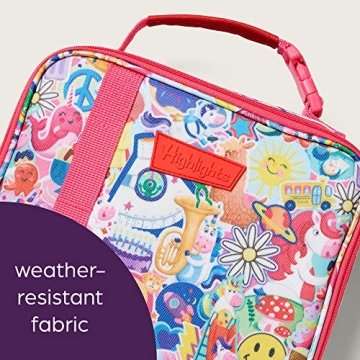 Highlights Unicorn Lunch Box for Kids - Insulated Rainbow Design