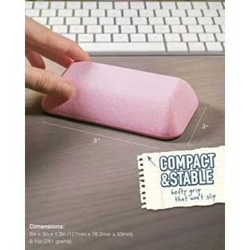 Smartish Magnetic Cord Holder - Bigger Cable Wrangler Organizer with Magnet Clips for Charger Management on Desktop, Nightstand, or Side Table - Holds 6+ Cables - I'm Blushing