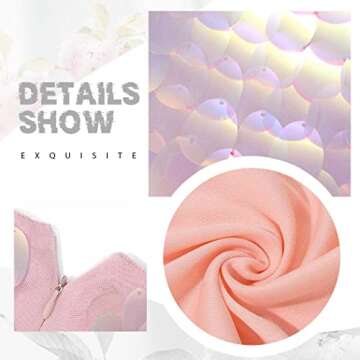 GRAEEN Sequin Dance Skirt Belly Hip Skirt Rave Fringe Skirt Outfits Party Costume Performance Skirt for Women and Girls