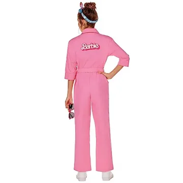 Spirit Halloween Kids Pink Power Jumpsuit Costume