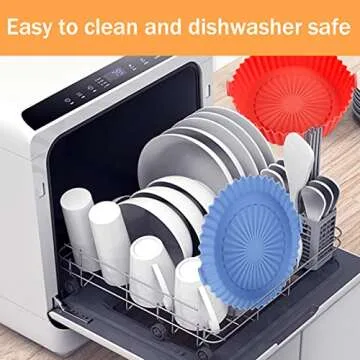 Air Fryer Silicone Liners for Easy Cooking & Clean Up