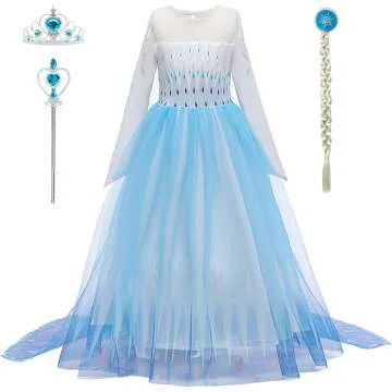 Princess Dress for Girls with Accessories - Dress Up Fun