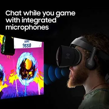 Samsung Hmd Odyssey Windows Mixed Reality Headset with 2 Wireless Controllers (XE800ZAA-HC1US)
