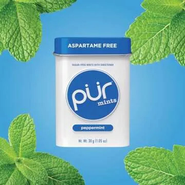 PUR Mints | Sugar-Free Peppermint Flavor & Allergen-Free