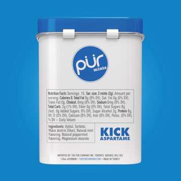 PUR Mints | Sugar-Free Peppermint Flavor & Allergen-Free