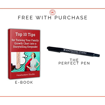 Personalized Wooden Growth Chart for Kids Handcrafted Wall Ruler