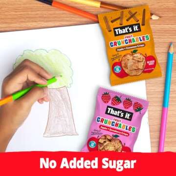 That's it. Fruit Crunchables – 100% Real Fruit Snacks