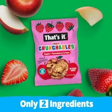 That's it. Fruit Crunchables – 100% Real Fruit Snacks