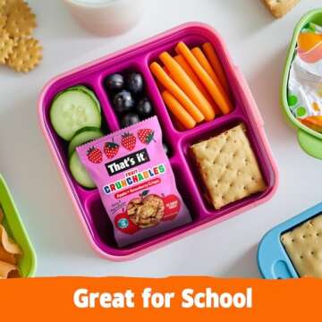 That's it. Fruit Crunchables – 100% Real Fruit Snacks