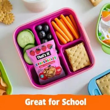 That's it. Fruit Crunchables – 100% Real Fruit Snacks