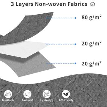 90L Large Storage Bag, 4 Pack Foldable Blanket Storage Bins, Clothing Storage Bins, Foldable Clothes Organizer and Storage Containers with Lids and Handle for Organizing Bedroom, Closet, Clothing